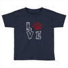 love paw rhinestud Toddler T-shirt