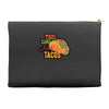 this girl likes tacos Accessory Pouches