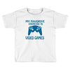 my favorite exercise is video games Toddler T-shirt