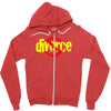 divorce Zipper Hoodie