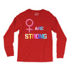 Women's March We are Strong Long Sleeve Shirts