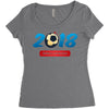 world cup russia 2018 Women's Triblend Scoop T-shirt