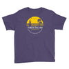 amity island jaws inspired movie shark printed Youth Tee