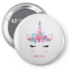 birthday unicorn family series mom Pin-back button