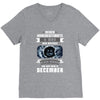 Never Underestimate A Man Who Watches Black Mirror And Was Born in V-Neck Tee