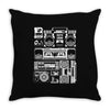 radios Throw Pillow