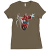mega spidy Ladies Fitted T-Shirt