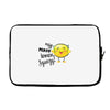 Easy Peasy Lemon Sgueezy Laptop sleeve