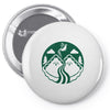 twin pies coffee Pin-back button