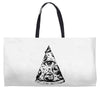illuminati pizza Weekender Totes