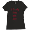 i finally fixed the sink Ladies Fitted T-Shirt