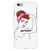 girl power survivor breast cancer iPhone 6 Plus/6s Plus Case