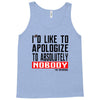conor mcgregor apologize ufc mma notorious Tank Top