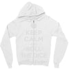 keep calm and roll the dice Zipper Hoodie