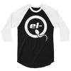 el q white logo 3/4 Sleeve Shirt
