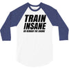 Train Insane Or Remain The Same 3/4 Sleeve Shirt