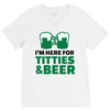 st. patrick's day titties and beer V-Neck Tee