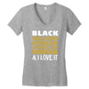 melanin african american woman Women's V-Neck T-Shirt