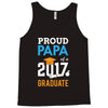 Class of 2017 Proud Papa Graduation Tank Top