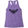 butterfly and skull Racerback Tank