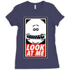look at me Ladies Fitted T-Shirt