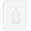 lit af christmas tree Mousepad