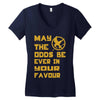 MAY THE ODDS BE EVER IN YOUR FAVOUR Women's V-Neck T-Shirt