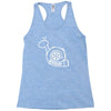 boosted turbo snail Racerback Tank