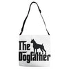 the dogfather boxer Adjustable Strap Totes
