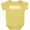 brooklyn city skyline silhouette Baby Onesie
