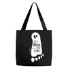 eat drink and be scary Tote Bags