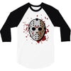 jason voorhees mask 3/4 Sleeve Shirt