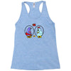 eggplant wizard and king hippo Racerback Tank