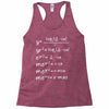 X-Mas Math Racerback Tank