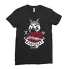bad cat   gatos locos Ladies Fitted T-Shirt