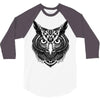 owl ornate 3/4 Sleeve Shirt