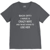 husbands wives joke V-Neck Tee