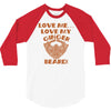 love me love my ginger beard 3/4 Sleeve Shirt