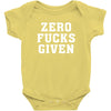 Zero Fucks Given Baby Bodysuit