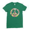 peace Ladies Fitted T-Shirt