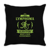 I am a Lymphoma Cancer Survivor - What's Your Superpower? Throw Pillow
