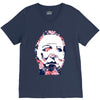 michael myers floral mask V-Neck Tee