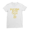 nightmare before coffee Ladies Fitted T-Shirt