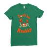 don't be krabby Ladies Fitted T-Shirt