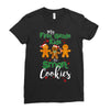 my first grade kids are smart cookies Ladies Fitted T-Shirt