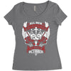 All Men are Created Equal but Only the Best are Born in October Women's Triblend Scoop T-shirt
