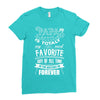 My Papa is Totally My Most Favorite Guy Of All Time Ladies Fitted T-Shirt