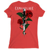camouflage Ladies Fitted T-Shirt
