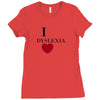 i dyslexia Ladies Fitted T-Shirt