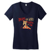 dreams are worth fighting for Women's V-Neck T-Shirt